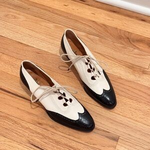 RALPH LAUREN Vintage  Leather Classic Wingtip Women’s Oxford Shoes Size‎ 6 1/2
